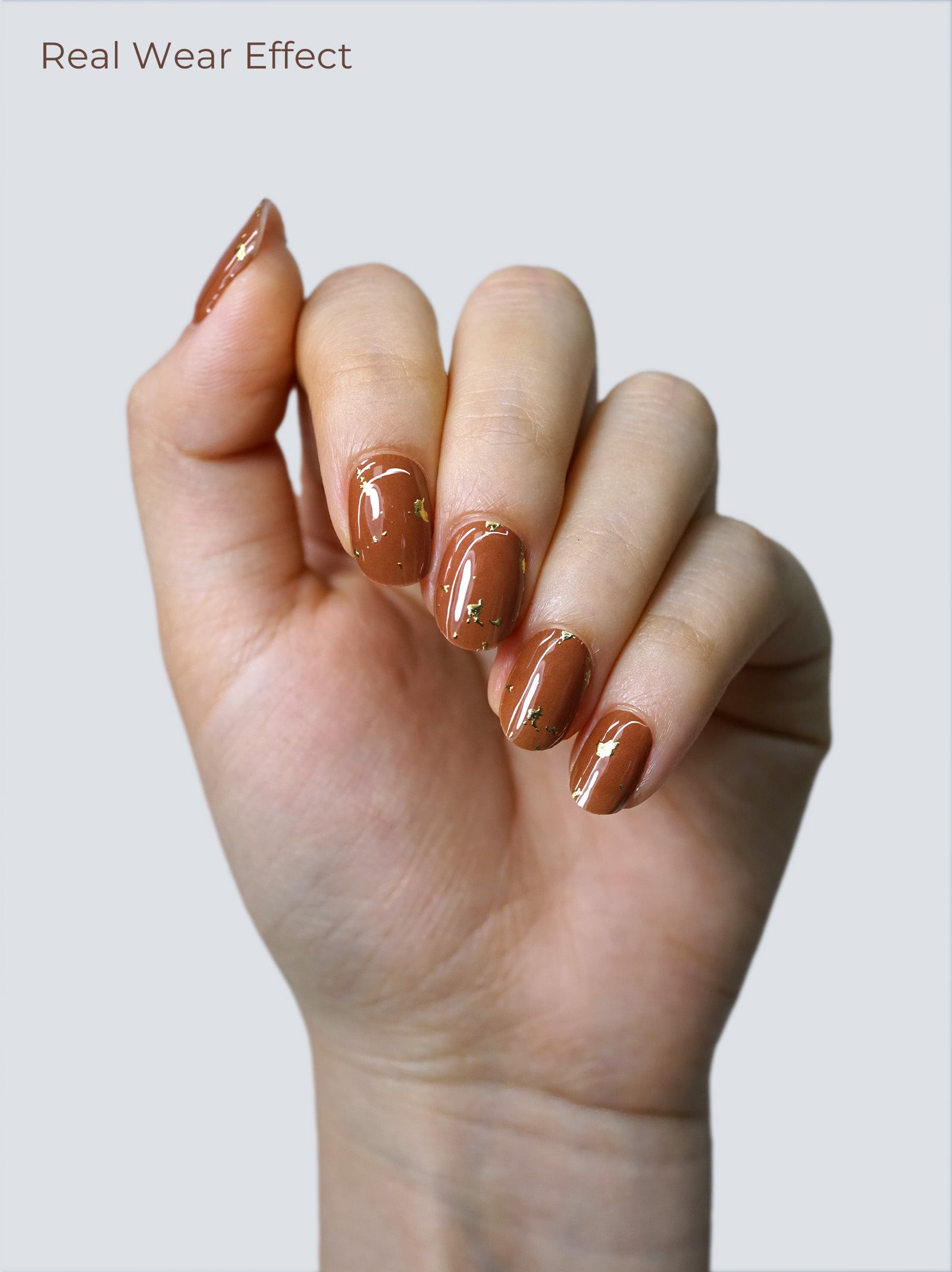 Brown Metallic Flakes