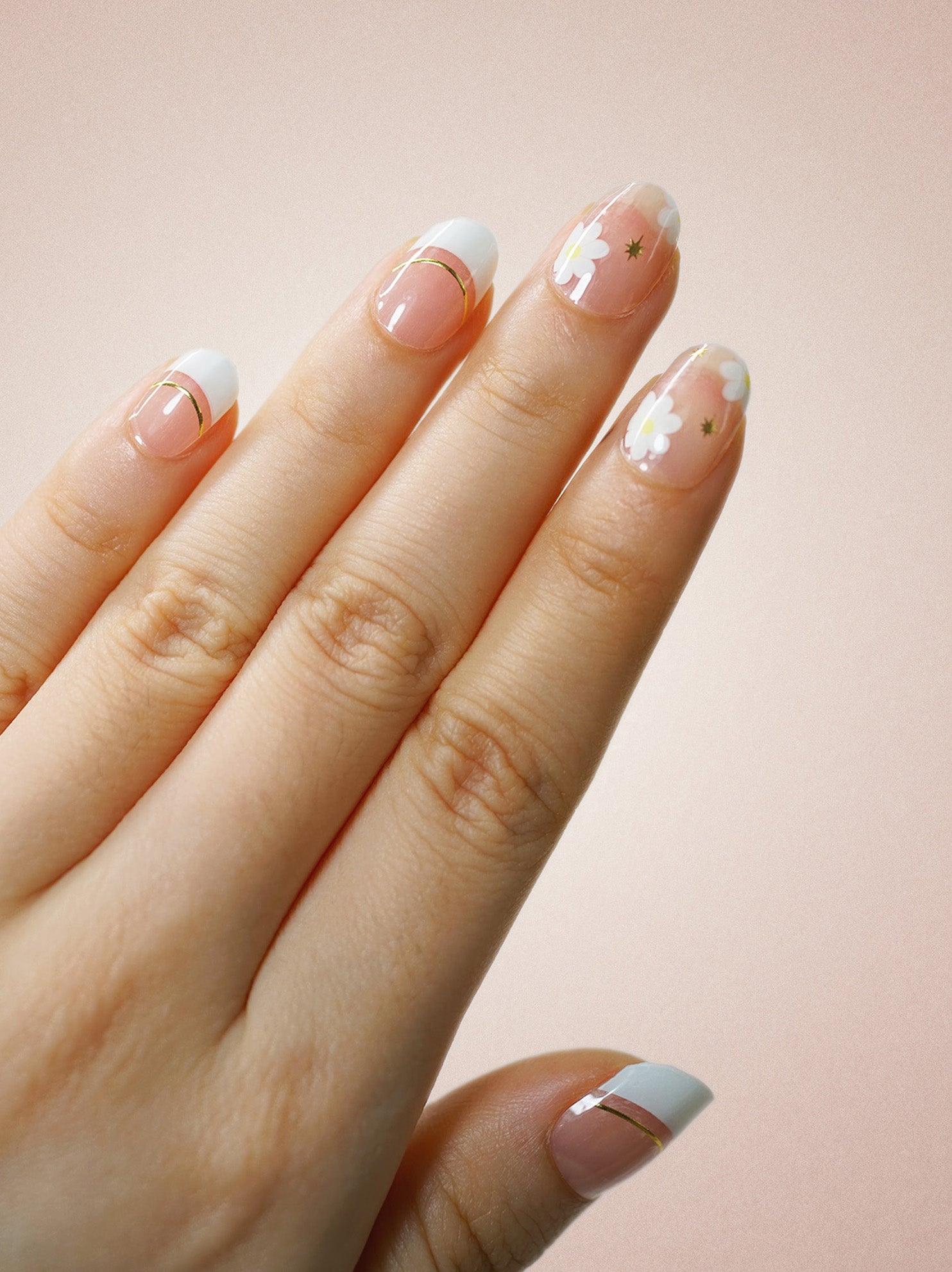 UV Free Gel Nail Strips - Blossom Nude