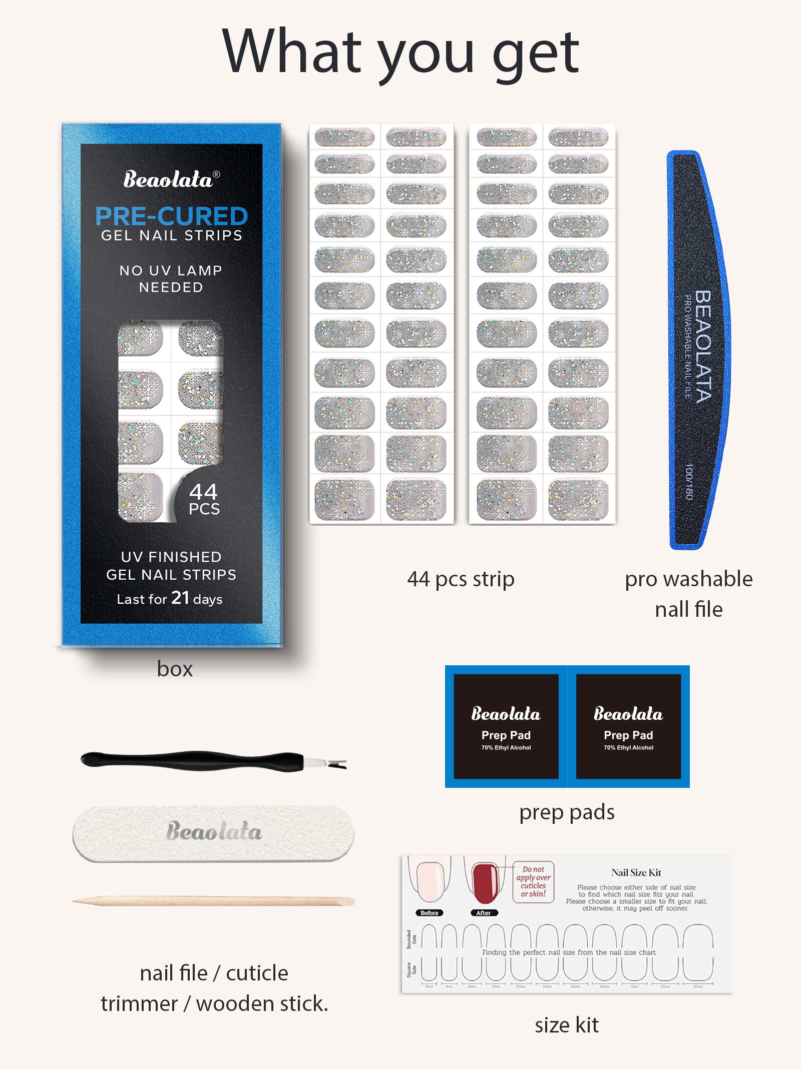 Frosted Sparkle Sliver