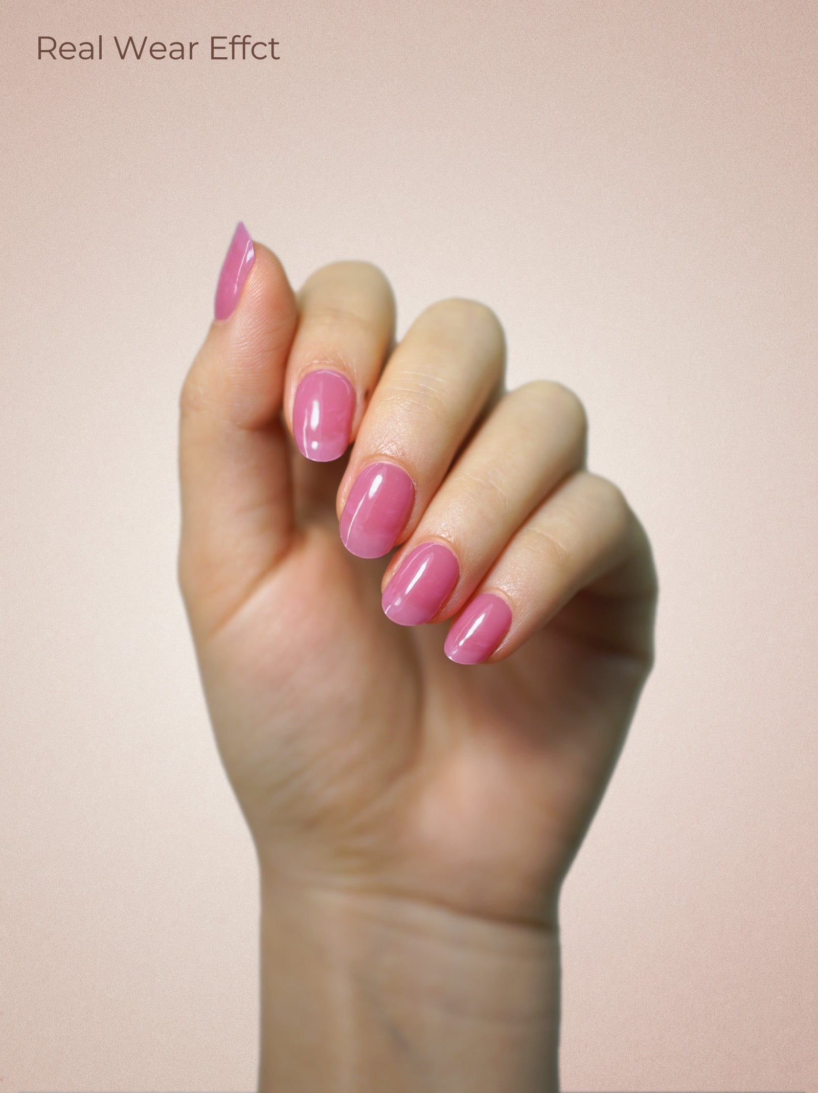 UV Free Gel Nail Strips - Eternal Blush Pink