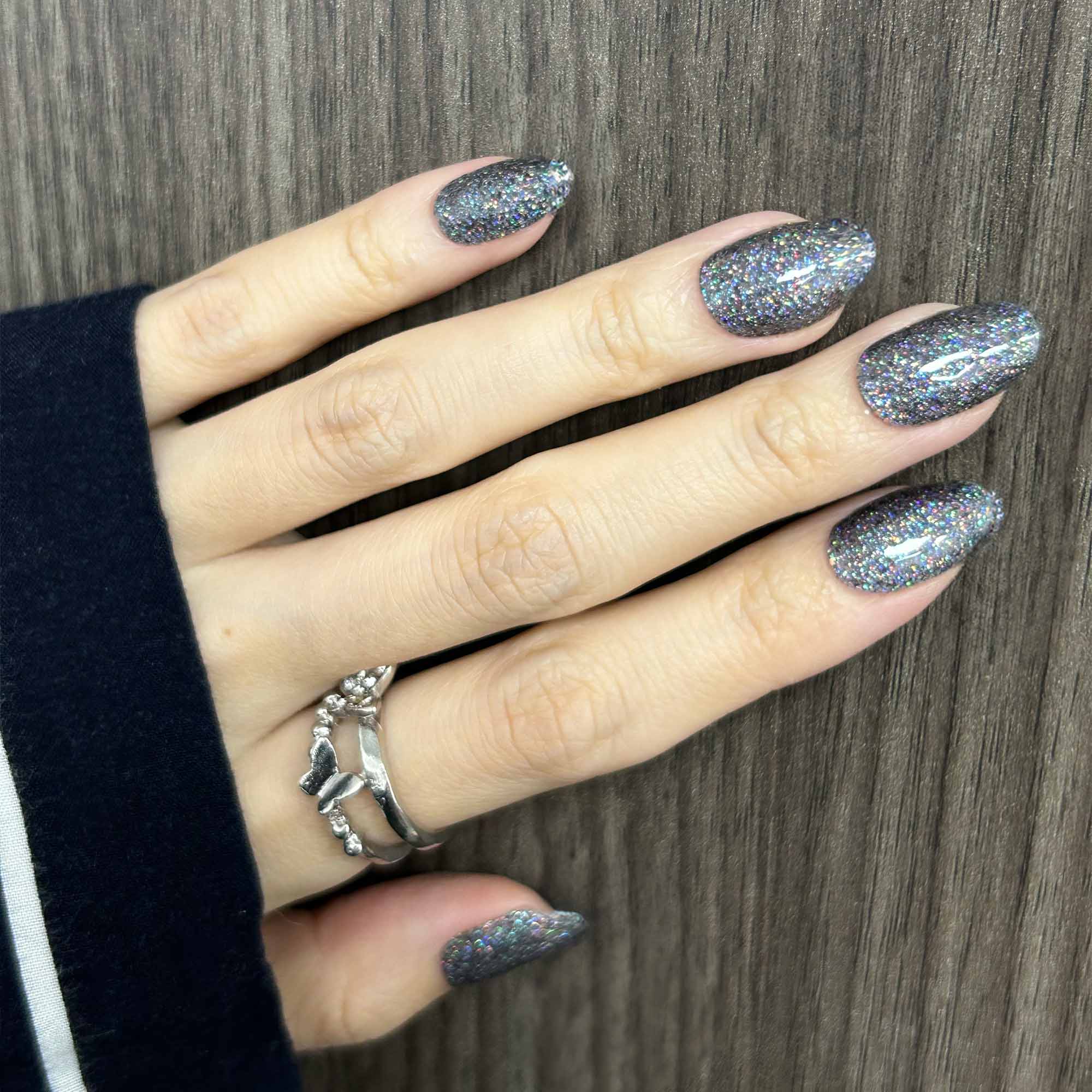 Mystery Black Glitter