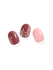 Christmas-themed nail stickers