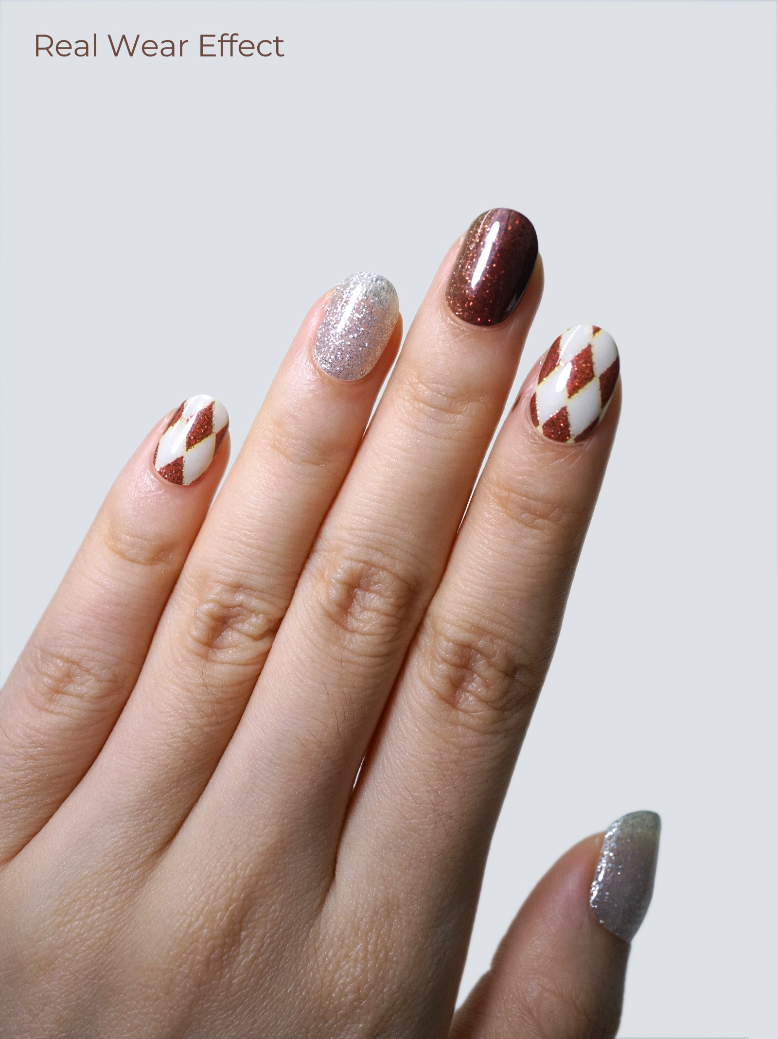 Brown Check Sparkle