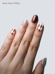 Brown Check Sparkle