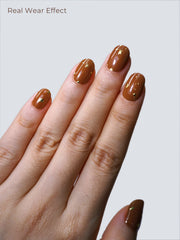 Brown Metallic Flakes