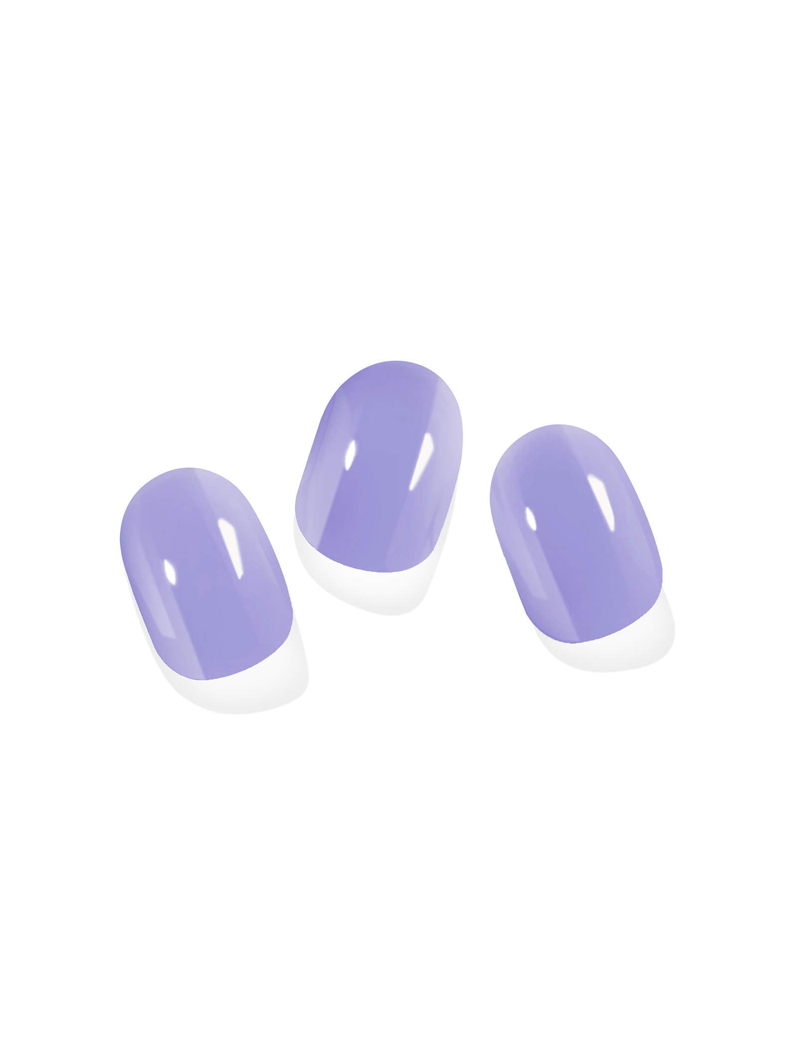 Lavender purple nail stickers