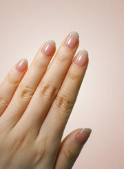 UV Free Gel Nail Strips - Sunset Glow Orange