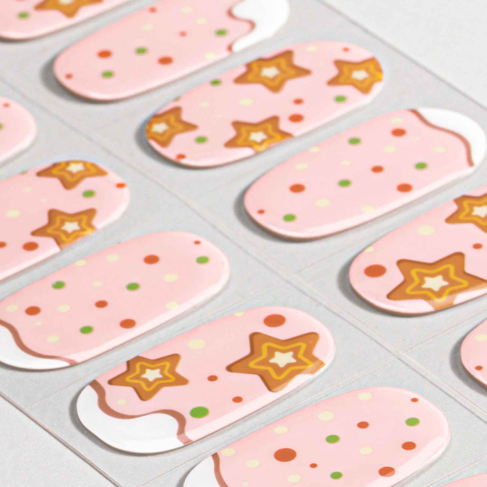 Christmas Cookies Pink Dots