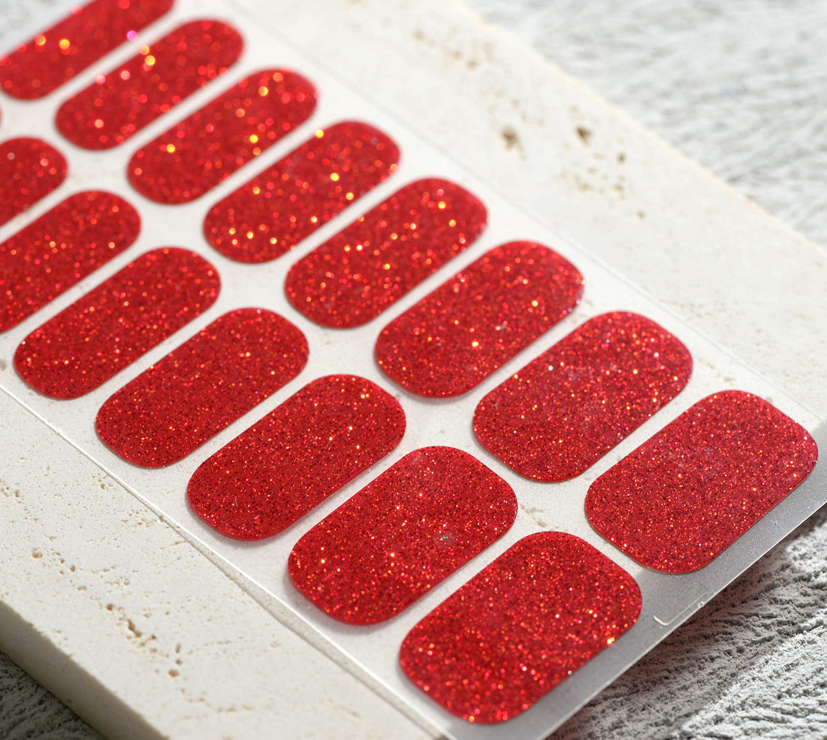Red Velvet Ribbon Glitter